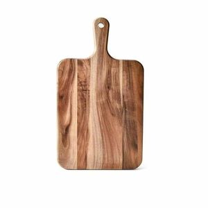 Planche à découper en bois écologique faite à la main, forme rectangulaire, passe au lave-vaisselle - Product Image 1