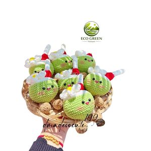 Set de Regalo de Peluches Sensoriales Suaves Hechos a Mano: Amigurumi de Ganchillo con Forma de Bebida de Coco, Vela y Juguete para Bebés y Niños Pequeños - Product Image 6