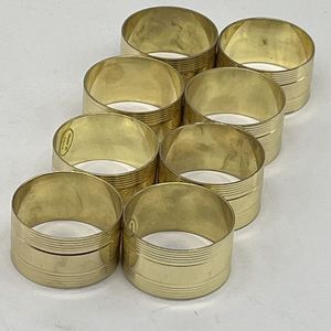 Anneau de serviette en métal de luxe exclusif, conçu pour les tables de dîner sophistiquées et les thèmes de décoration haut de gamme - Product Image 5