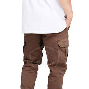 Plus Size Outdoor Use Men Cargo <b>Trouser</b> With <b>Drawstring</b> Workout Wear 100% Cotton Washed Cargo Men's <b>Trouser</b> - Product Image 3