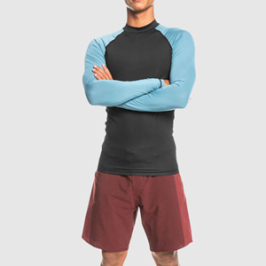 Créez votre propre rashguard à manches longues sur mesure, fabricant de rashguards personnalisés en sublimation, rashguard pour hommes en sublimation, rashguard en sublimation sur mesure, grandes tailles - Product Image 3
