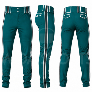 Pantalones de Béisbol Personalizados para Equipos, de Secado Rápido, Transpirables, 100% Poliéster, Uniformes de Alto Rendimiento, Venta al Por Mayor de Fábrica para Hombre - Product Image 5