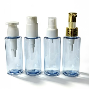 Bouteilles cosmétiques en plastique PET de 100 ml, col 24/410, contenants rechargeables avec pompe et vaporisateur pour soins de la peau, lotion, tonique et savon liquide - Product Image 2