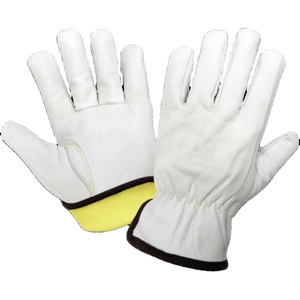 Guantes de Conducción Antivibración de Cuero de Vaca de Alta Resistencia con Características de Seguridad Reflectantes para Construcción, Soldadura y Protección Personal de las Manos - Product Image 1