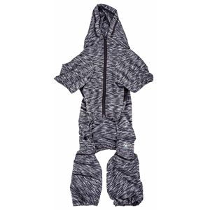 Felpa con Cappuccio Active Performance per Animali Domestici, Elasticizzata in 4 Direzioni, Bicolore, Design Melange per Riscaldamento Completo e Posizione Downward Dog - Product Image 5