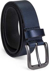 Ceinture en cuir pleine fleur pour homme avec boucle carrée en acier, imperméable et écologique, pour usage décontracté ou professionnel - Prix bas, service OEM - Product Image 3