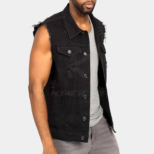 Chaleco Vaquero de Invierno para Hombre, Casual, Transpirable, Ecológico, de Alta Calidad, sin Mangas, con Cierre de Botones, 100% Algodón - Product Image 5