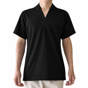 Custom Unisex <b>Cross</b> V-Neck Short Sleeve Medical Scrub <b>Top</b> Nursing Healthcare Spa Work Uniform premium quality 2026 - Product Image 4