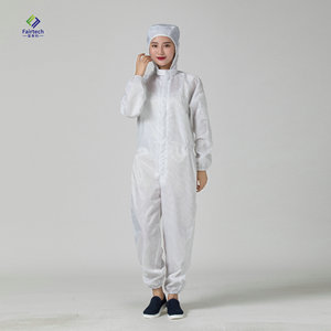 Vente en gros Veste à fermeture éclair réticulée antistatique Esd pour salle blanche Vêtement <span class=keywords><strong>de</strong></span> travail/vêtements esd avec capuche - Product Image 2