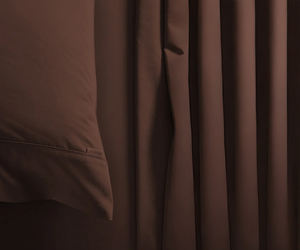 Draps de lit en coton pur chocolat de luxe modernes pour lit king size, légers, doux, respirants, pour toutes les saisons, pour la maison et l'approvisionnement commercial - Product Image 2