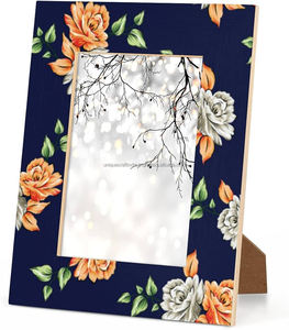 Marcos de Fotos de Madera Creativos Hechos a Mano, Ecológicos, de Diseño Clásico Vintage, para Exhibición en Mesa, Decoración Familiar, Razonablemente Precio Accesible - Product Image 3