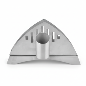 Vente en gros Porte-serviettes en acier inoxydable 16 cm avec poinçonnage carré Porte-serviettes de table 16 cm Support en métal - Product Image 1