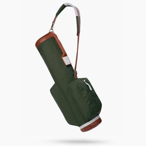 Sac de golf en cuir véritable en forme de baril avec logo et couleur personnalisés, fermeture éclair, design unisexe, capacité 3L+, plusieurs tailles disponibles - Product Image 1