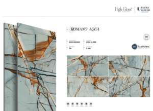 Carreaux de surface haute brillance dynamiques 800x1600 1200x1800 750x1500 mm, conçus pour des espaces élégants avec une apparence lisse et radieuse - Product Image 5