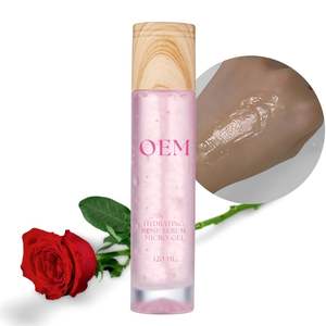 Micro-gel éclaircissant anti-âge à la rose pour peaux sensibles, formule hydratante PGA, poudre de résine de Croton Lechleri, raffermissant, marque privée - Product Image 2