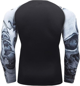 Premium <b>Compression</b> Shirt Rash Guard Long Sleeve Quick Dry Workout Shirt for Men <b>Women</b> Sportswear - Product Image 3