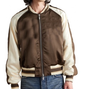 Blouson aviateur en denim de haute qualité OEM 2025, col montant, style tendance d'hiver, nouveau modèle pour homme, blouson d'école - Product Image 1