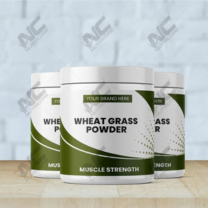 100% Pure Indian Wheat Grass Powder Healthcare Supplement for Muscle Strength Private <b>Label</b> 200gm GMP Certified Made in Gujarat - Product Image 2