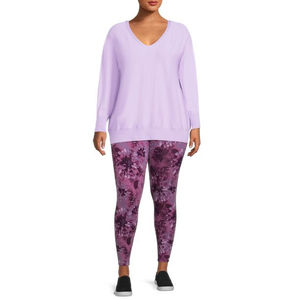 Leggings de yoga camouflage taille haute longueur intégrale avec effet ventre plat en Spandex et Polyester - Product Image 6