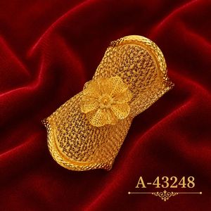 Classic 24K Gold Plated <b>Bangles</b> For Women Wedding Party Wear A-43243 - Product Image 6