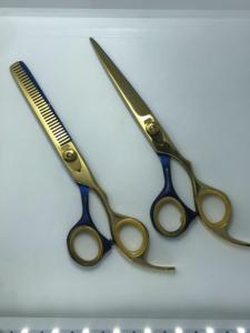 Hot Selling Stainless Steel Barber salon <b>Shear</b> & Hair Cutting Scissor Beauty Type Thinning Scissors set kit - Product Image 2