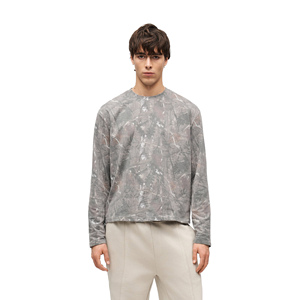 T-shirt pour homme à manches longues, léger, écologique, respirant, 100% coton, de haute qualité, col rond, logo personnalisé, OEM - Product Image 1