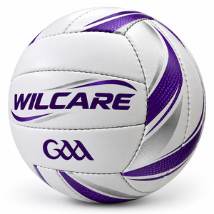 Balón de Fútbol GAA Wilcare Blanco, Naranja y Negro Cosido, Equipo de Entrenamiento Deportivo - Product Image 3