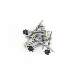 PDC Model 12 Flat Head Self Drilling <b>Screw</b> Bonded EPDM Washer Carbon Steel Class 4.8 6.8 Zinc/<b>Galvanized</b> Chrome Plated Coarse - Product Image 2