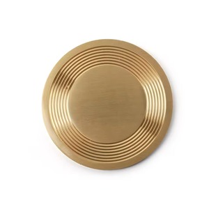 Posavasos Metálicos Dorados Vintage de Lujo al por Mayor para Habitaciones de Hotel, Restaurantes, Oficinas, Posavasos para Tazas de Té y Café Hechos en India - Product Image 5
