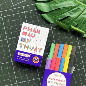 Craie colorée sans poussière pour les écoles, craie solide non toxique pour tableau noir, pour l'enseignement aux élèves - Product Image 6