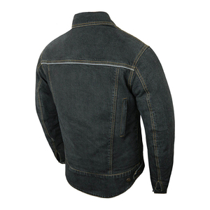 Custom High Quality Vintage Denim Jacket Washed Cotton Jeans <b>Slim</b> Fit with Button Decoration for Winter Casual Style Autumn Wear - Product Image 4