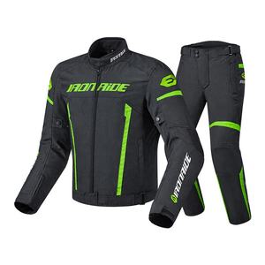 Combinaison de moto coupe-vent personnalisée, veste et pantalon de moto, équipement de course en polyester/coton - Product Image 4