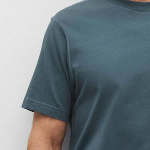 T-shirt OEM à manches courtes pour homme, col rond, été / T-shirt OEM en coton de haute qualité pour homme, tendance été 2026 - Product Image 3