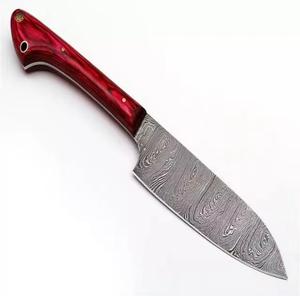 Handmade 8-Inch Damascus Steel Chef <b>Knife</b> Razor <b>Sharp</b> Eco-Friendly Non-Stick Coating Dishwasher Safe for Meat Vegetables - Product Image 3