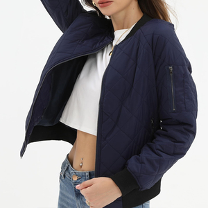 Chaquetas Bomber de Invierno de Último Diseño para Mujer, Chaqueta Bomber Personalizada de Alta Calidad, Transpirable, de Secado Rápido y Ecológica - Product Image 6
