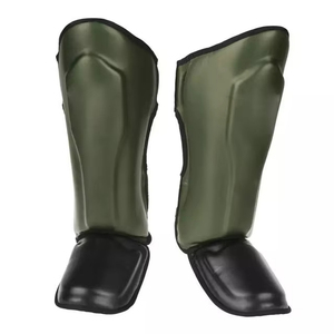 Protections légères rembourrées pour les sports de combat, protège-tibias MMA personnalisés, résistants aux impacts, protection des jambes et des pieds - Product Image 1
