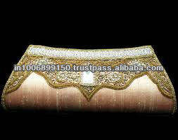 Sacs à main de soirée en soie luxueux avec sac de fête de mariage élégant en diamant - Product Image 2