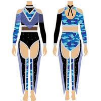 Tenue de Danse de Compétition pour Femmes, Costume Sexy de Cheerleader, Uniforme d'Équipe de Majorettes pour Filles