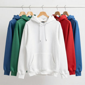 เสื้อฮู้ดดี้ทรงบ็อกซี่แบบครอป ผ้าฝ้าย 100% เฟรนช์เทอร์รี่ 500GSM ทรงโอเวอร์ไซส์ หนานุ่ม - Product Image 4