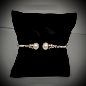 สร้อยข้อมือไข่มุกน้ำจืดธรรมชาติที่ดีที่สุด ดีไซน์หรูหรา ทนทานต่อการเกิดคราบ เหมาะสำหรับใส่ไปทำงาน ออกเดท และโอกาสพิเศษ - Product Image 6