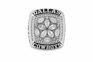 Bague de championnat personnalisée style Dallas avec pierres CZ, bague de récompense d'équipe personnalisée OEM ODM - Product Image 1