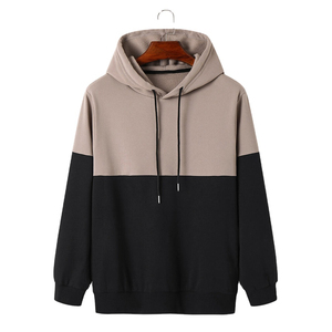 Sweat-shirt à capuche en molleton technique de coton épais pour homme, personnalisable avec logo brodé ou imprimé, style streetwear - Product Image 1