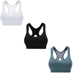Soutien-gorge de sport dos croisé grande taille de haute qualité pour femme - Séchage rapide, respirant, léger, écologique, pour yoga et course à pied - Product Image 6