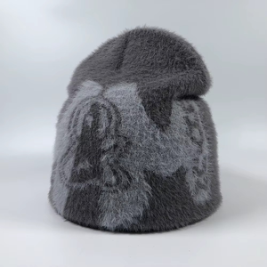 Chapeaux d'hiver en tricot chauds et colorés unisexes de qualité supérieure OEM, personnalisables - Product Image 5