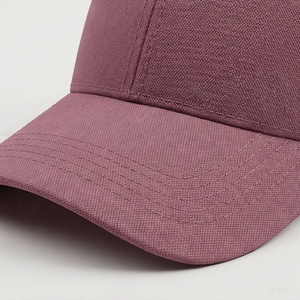 Casquette de baseball unisexe à 6 panneaux, couleur unie, en sergé de coton, ajustée, style décontracté, pour adulte, toutes saisons - Product Image 4