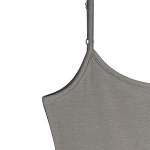 Body de Mujer Personalizado al por Mayor, Cuello Redondo, Sin Mangas, Transpirable, Color Negro Sólido, Estilo Básico, Tipo Camiseta, Moldeador - Product Image 2