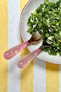 Cucharas para servir ensalada de color personalizado, utensilios para ensalada de resina personalizados, ecológicos, aptos para lavavajillas, herramientas para ensalada, diseño moderno para el hogar y la cocina - Product Image 3