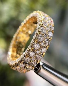 VVS Moissanite Eternity Band <b>Ring</b> Iced Out Fully Eternity <b>Ring</b> 925 Sterling <b>Silver</b> Hip Hop Diamond <b>Ring</b> <b>Mens</b> Bling <b>Ring</b> - Product Image 1