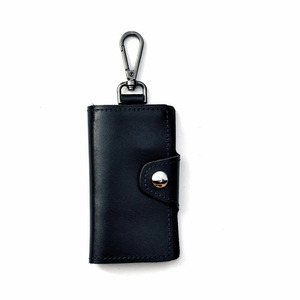 Premium leather key organizer featuring spacious card slots secure snap closure leather key holder <b>wallet</b> key organizer <b>wallets</b> - Product Image 1