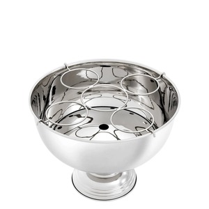 Enfriador de Vino de Acero Inoxidable con Soporte de Anillo y Orificio de Drenaje - Product Image 3